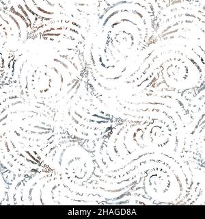 Seamless neutral and white grungy classic abstract surface pattern design for print. Stock Photo