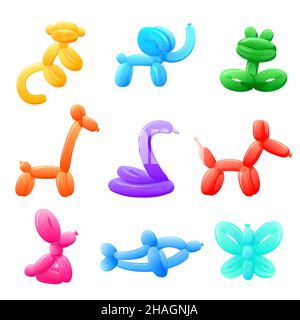 Toeschouwer landelijk limiet Balloon twisting Cut Out Stock Images & Pictures - Alamy