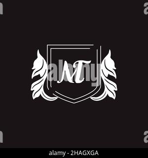Creative Professional Trendy Letter MT TM Logo Design Stock Photo - Alamy