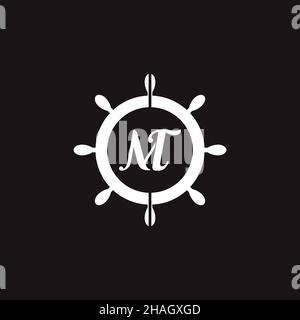 Creative Professional Trendy Letter MT TM Logo Design Stock Photo - Alamy