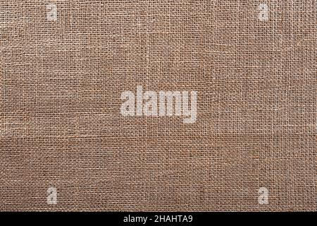 Burlap texture. The fabric is clearly visible. Stock Photo