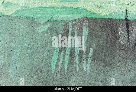 Wall with multi-colored paints as an background. Stock Photo