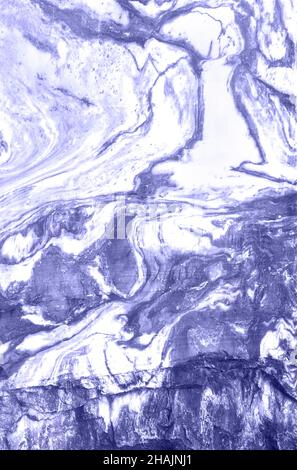 Trendy abstract natural stone background. Toned in trendy color of year 2022. Elegant marble texture background. Closeup. Soft light background for decorative design. Stock Photo