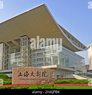 Shanghai Grand Theatre, China Stock Photo