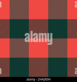 Vector illustration with scottish gingham seamless pattern. Stock Vector