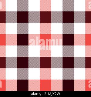 Vector seamless pattern with colorful gingham graphic. Stock Vector