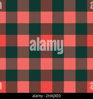 Traditional scottish gingham seamless pattern. Vector illustration. Stock Vector