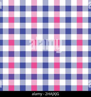 Seamless gingham pattern for wallpaper, tablecloth, etc. Stock Vector