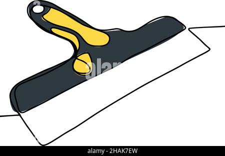 Spatula. Line minimal concept Stock Vector