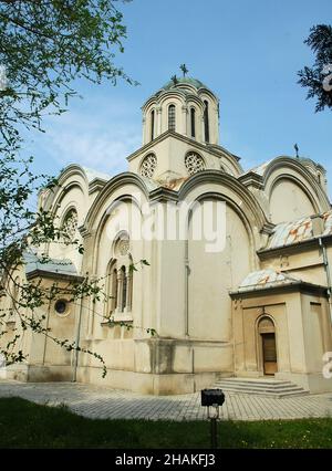 A, SERBIA - Apr 29, 2006: Ada Serbia On April 29, 2006, the Serbian Orthodox Church of the Ascension of the Lord, built in 1926, is located in the cit Stock Photo