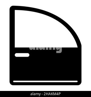 Door Linear Icon On White Background Door Open Sign Door Symbol Flat Style Stock Photo Alamy