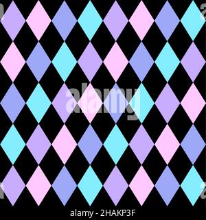 Argyle pattern seamless background. Vector illustration. Stock Vector