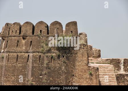 Rohtas Fort, Qila Rohtas fortress in province of Punjab, Pakistan Stock Photo