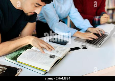 Young man studying Stock Photo