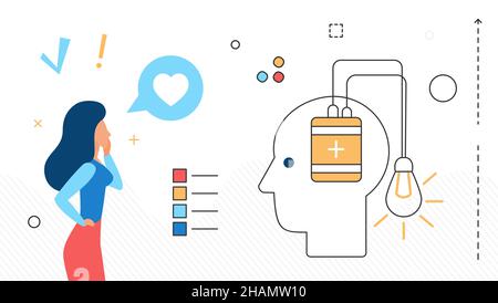 Human resources job motivation behavior strategies. Stimulation process to achieving personal objectives Stock Vector