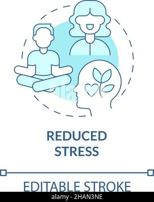 Balance exercise turquoise concept icon Stock Vector Image & Art - Alamy