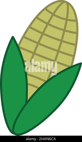 corn vegetable icon Stock Vector Image & Art - Alamy