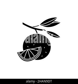 Citrus olor line icon. Essential oils fruit seeds. Pictogram for web page, mobile app, promo. UI UX GUI design element. Editable stroke. Stock Vector