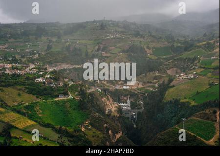 the village near Las Lajas, colombia. High quality photo Stock Photo