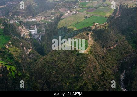 the village near Las Lajas, colombia. High quality photo Stock Photo