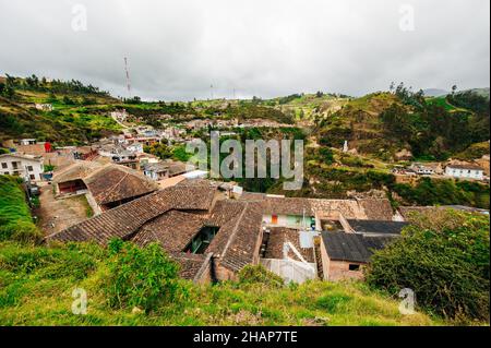 the village near Las Lajas, colombia. High quality photo Stock Photo