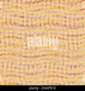 yellow tone cotton woven cloth texture pattern Stock Vector
