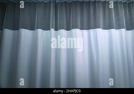 Hospital curtain background texture Stock Photo