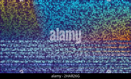 Fractal digital painting. Colorful, bright, multicolor pattern, ornament, kaleidoscope. Stock Vector
