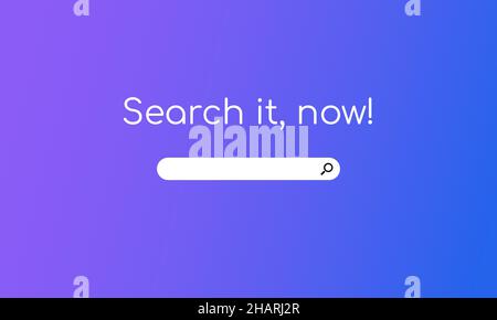 The main page of the Internet search network. Web interface template. User interface. Vector illustration. Stock Vector