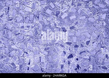 Abstract texture of purple colored wall with mosaic pattern, very peri color background Stock Photo