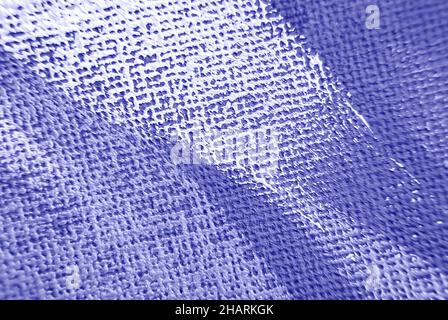 Purple and white paint strokes on canvas, abstract artistic background Stock Photo