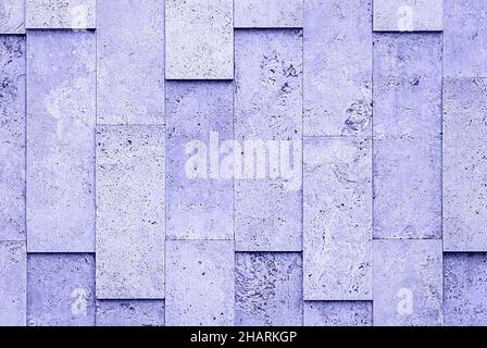 Marble stone wall texture, purple very peri color trend background Stock Photo
