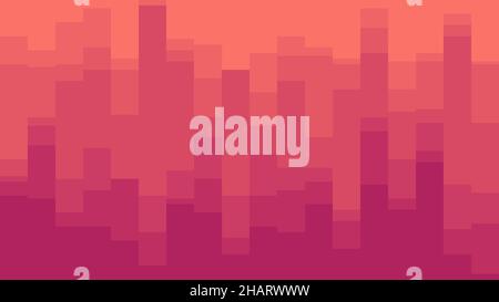 Light RED Background rectangles and squares. Style Patchwork and Quilt. Repeating routine with rectangle shapes. Stock Vector