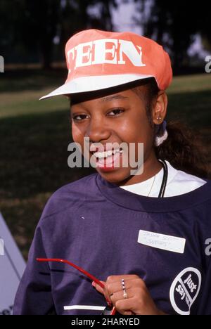 Tasha Scott 1989 Credit: Ralph Dominguez/MediaPunch Stock Photo