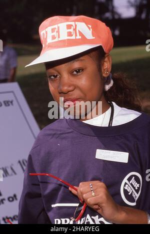 Tasha Scott 1989 Credit: Ralph Dominguez/MediaPunch Stock Photo