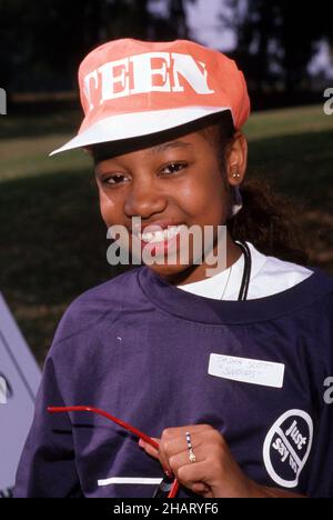 Tasha Scott 1989 Credit: Ralph Dominguez/MediaPunch Stock Photo