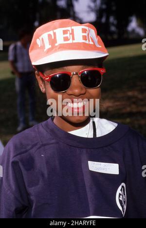 Tasha Scott 1989 Credit: Ralph Dominguez/MediaPunch Stock Photo