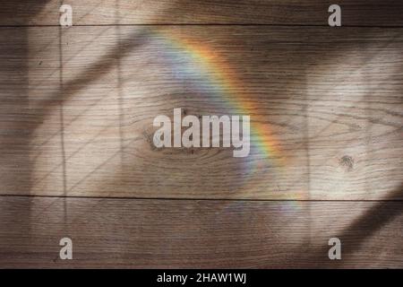 laminate texture with rainbow overlay Stock Photo