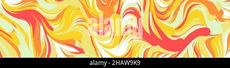 Abstract Perlinnoise Geometrical generative computational art illustration Stock Vector