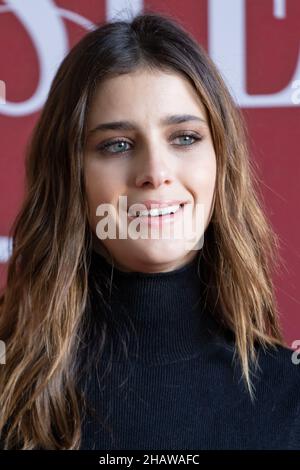 Rome, Italy, December 15, 2021 - Benedetta Porcaroli attends the photocall for '7 Donne ed un Mistero'. Credits: Luigi de Pompeis/Alamy Live News Stock Photo