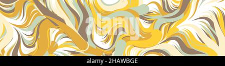 Abstract Perlinnoise Geometrical generative computational art illustration Stock Vector