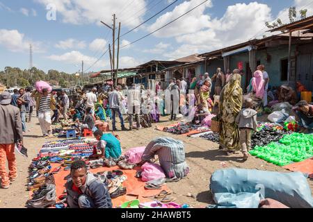 Market, Asebe Teferi, Oromia, Ethiopia Stock Photo