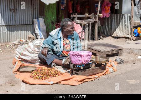 Market, Asebe Teferi, Oromia, Ethiopia Stock Photo