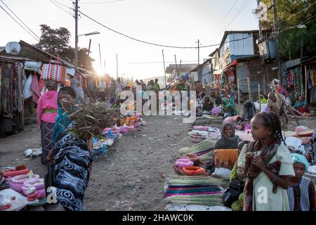 Market, Asebe Teferi, Oromia, Ethiopia Stock Photo