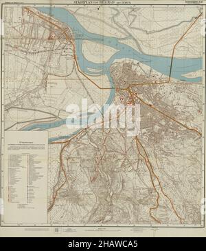 Belgrade Map, Belgrade Plan, Belgrade City, Belgrade City Plan, Belgrade Poster, Belgrade City Map, Old Belgrade Plan, Retro Belgrade City, Belgrade Stock Photo