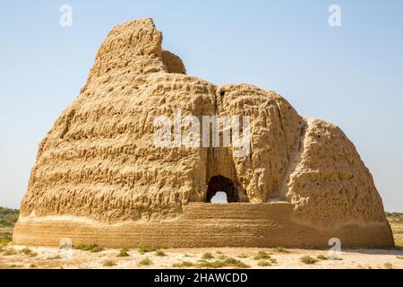 Ancient Ice Storage, Sunken Merv, Turkmenistan, Merv, Mary, Turkmenistan Stock Photo