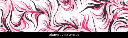 Abstract Perlinnoise Geometrical generative computational art illustration Stock Vector