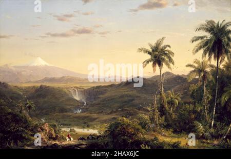 Cotopaxi by Frederic Edwin Church (1826-1900), oil on canvas, 1855 Stock Photo