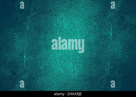 Dark cyan color metallic aluminum sheet surface with embossed texture for background Stock Photo
