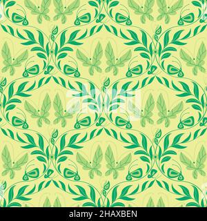 Seamless floral pattern Stock Vector